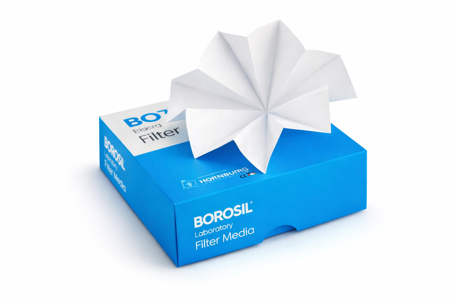 Borosil Quantitative Ashless Filter Paper Grade B58942, 125 mm Diameter | High Purity Lab Filter Pap